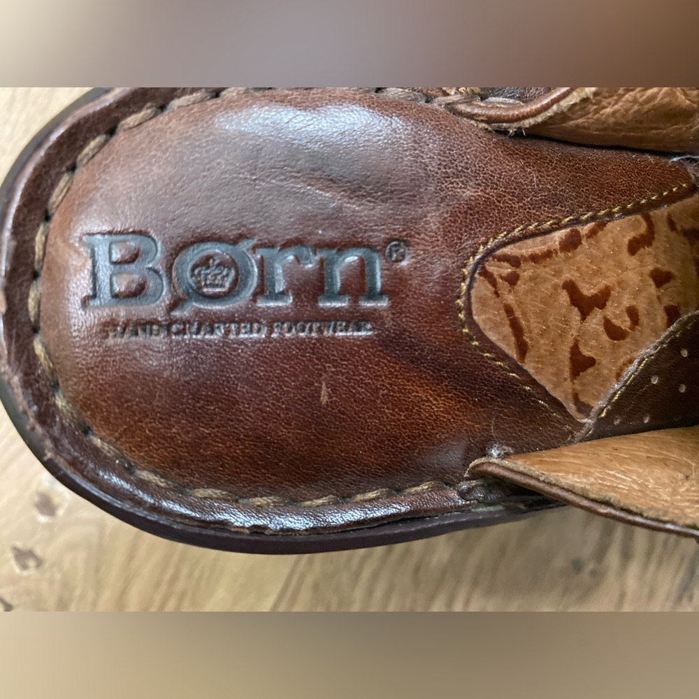 Born "Sordino" Clogs, Dark Brown, size 8 - Picture 5 of 13